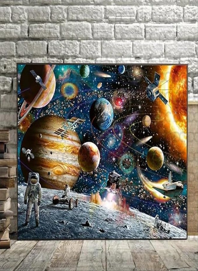 DIAMOND CRAFTZ Diamond Painting Kits, 5D Diamond Paint for Adults and Kids with Diamond Art Painting Kits, Perfect for Home Decoration and Room Wall Decor (35x40cm)-Space - Image 3
